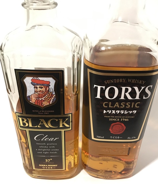 飲み比べ！「トリス クラシック」ｖｓ「ブラックニッカ クリア」を比較: R.Y.O の ウィスキー テイスティングノート